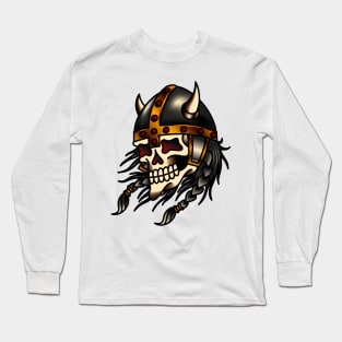 Viking Skull Long Sleeve T-Shirt